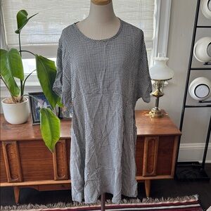 Flax by Jeanne Engelheart Gingham Dress